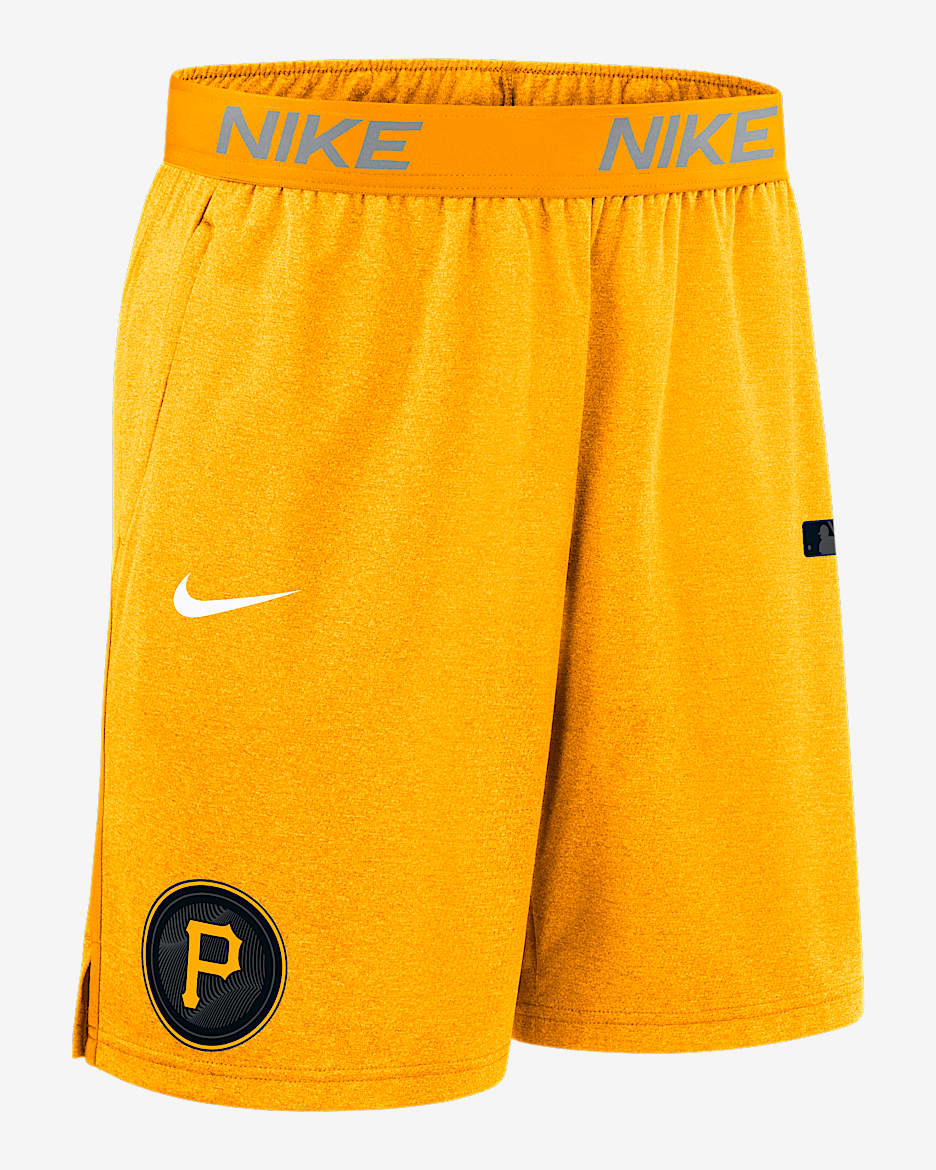 Pittsburgh Pirates Authentic Collection City Connect Men's Nike Dri-FIT MLB Shorts - Yellow