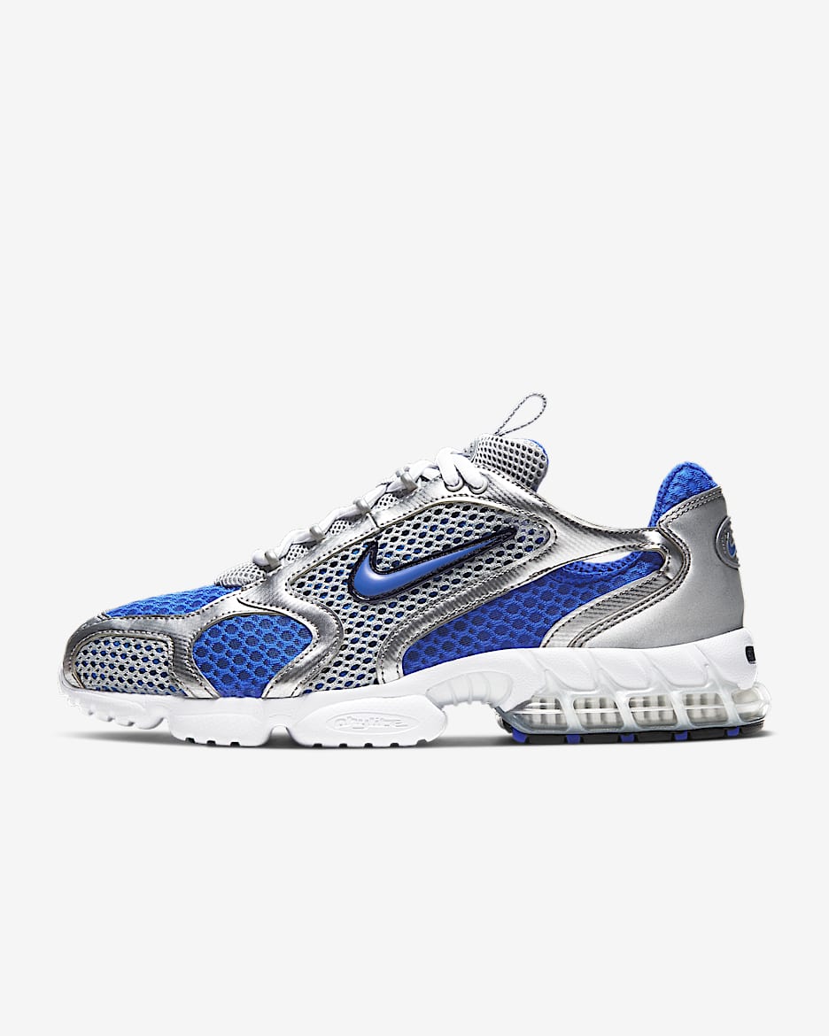 Nike Air Zoom Spiridon Cage 2 herenschoenen - Metallic Silver/Varsity Royal/Wit/Varsity Royal