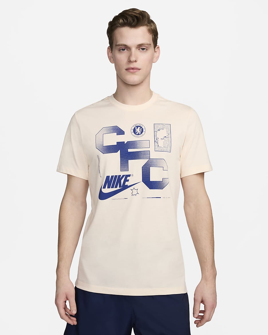 Chelsea FC Men's Nike Soccer T-Shirt - Guava Ice