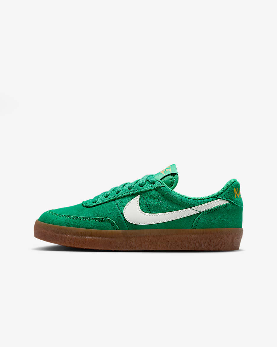 Tenis para niños grandes Nike Killshot 2 - Verde estadio/Polvo fotón/Oro metalizado/Vela