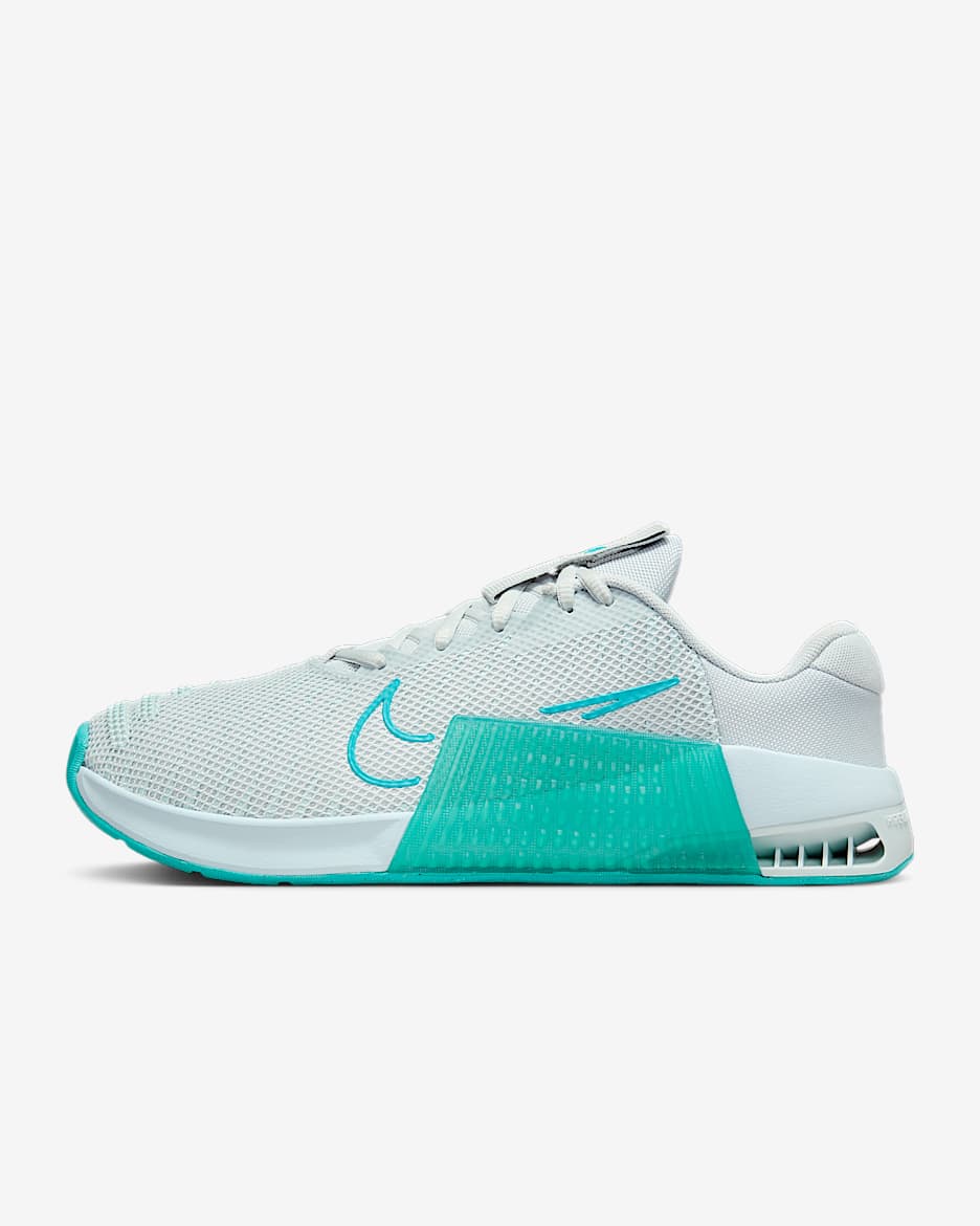 Nike Metcon 9 Women's Workout Shoes - Pure Platinum/Glacier Blue/Dusty Cactus