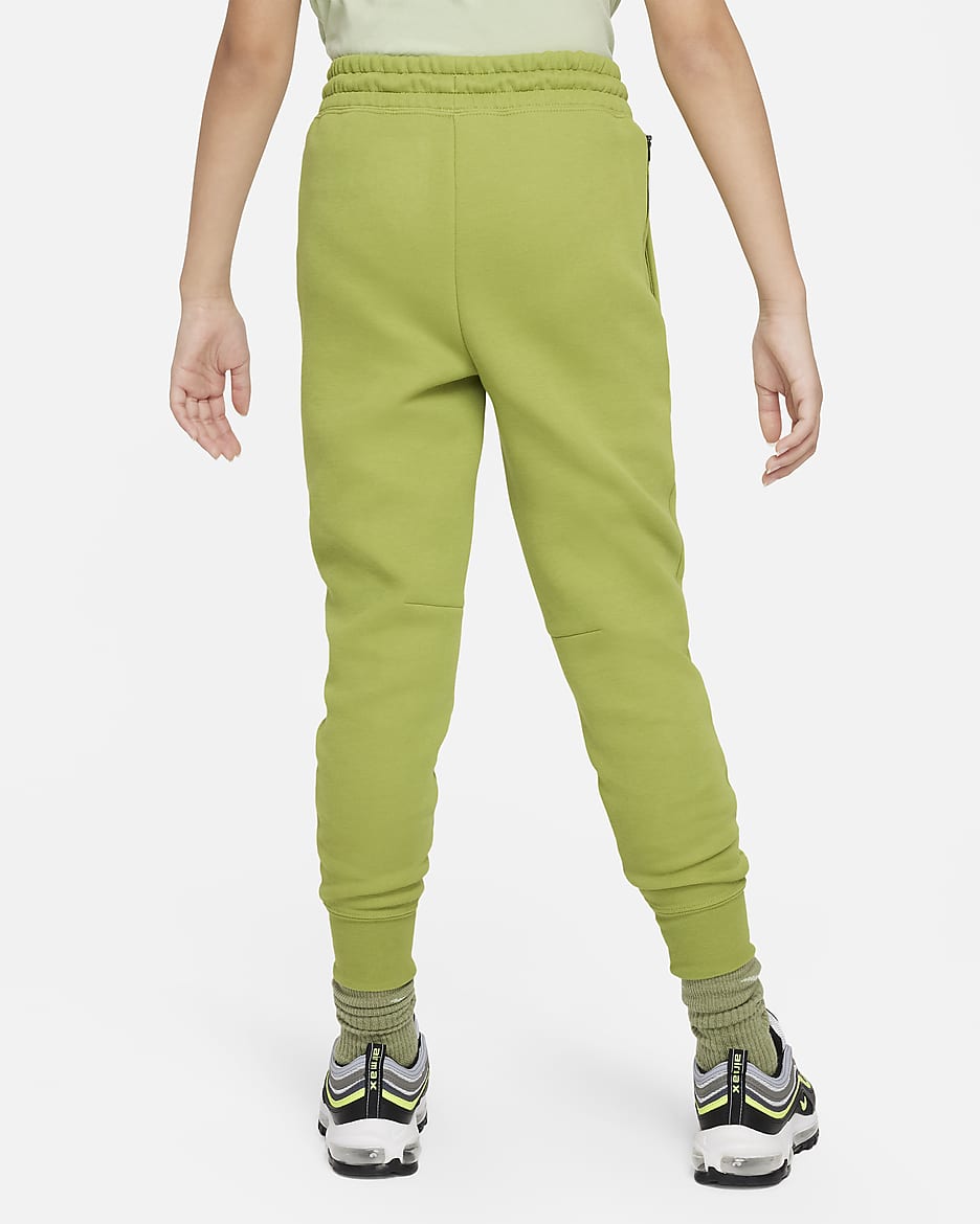 Nike Sportswear Tech Fleece Big Kids' (Girls') Joggers - Pear/Black/Black