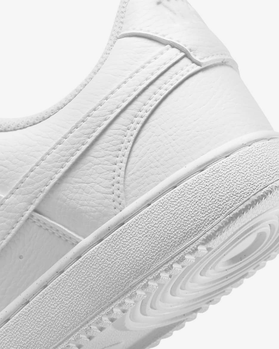 Chaussure Nike Court Vision Low Next Nature pour Homme - Blanc/Blanc/Blanc