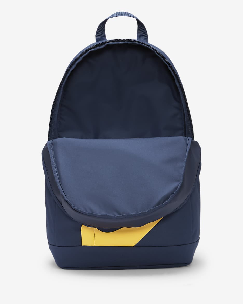 Nike Backpack (21L) - Midnight Navy/Midnight Navy/Pollen