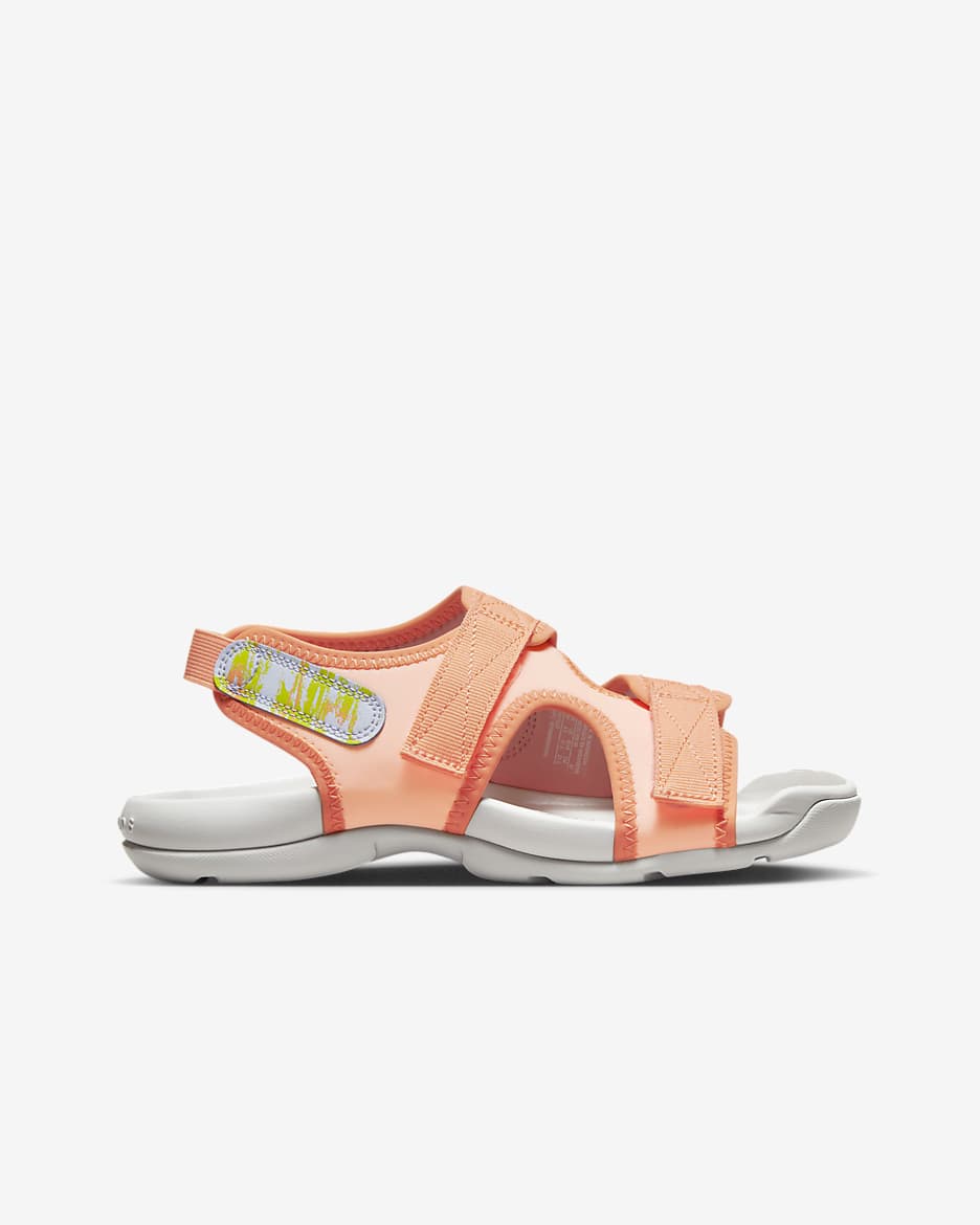 Sandały dla dużych dzieci Nike Sunray Adjust 6 SE - Arctic Orange/Photon Dust/Orange Trance/Wielokolorowe