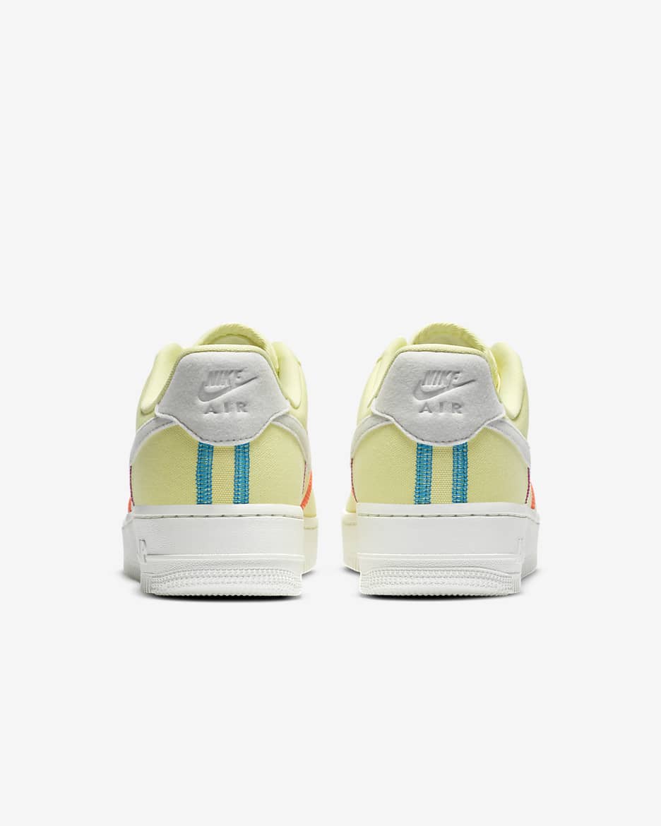 Nike Air Force 1 '07 LX Women's Shoes - Life Lime/Laser Blue/Hyper Orange/Photon Dust