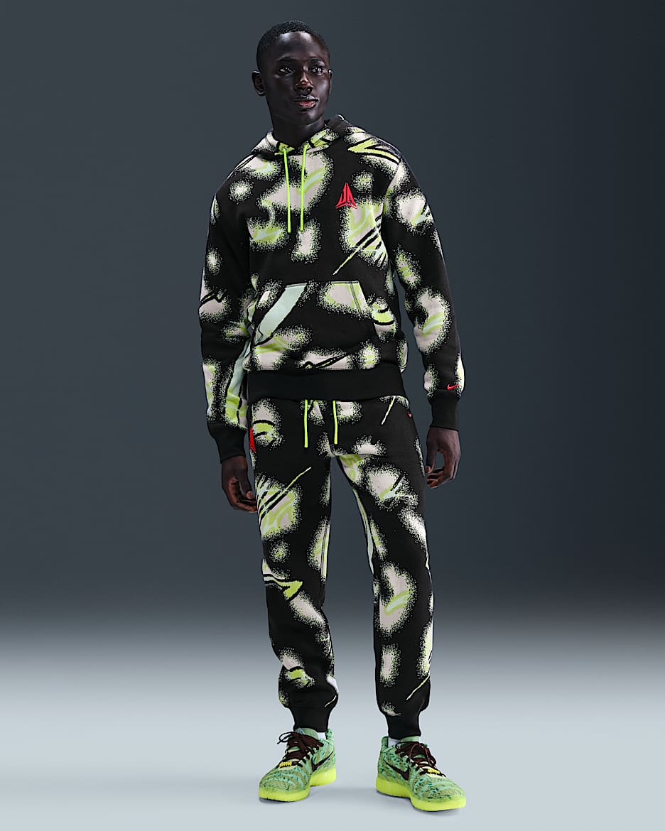 Ja Men's Club Fleece Basketball Joggers - Volt