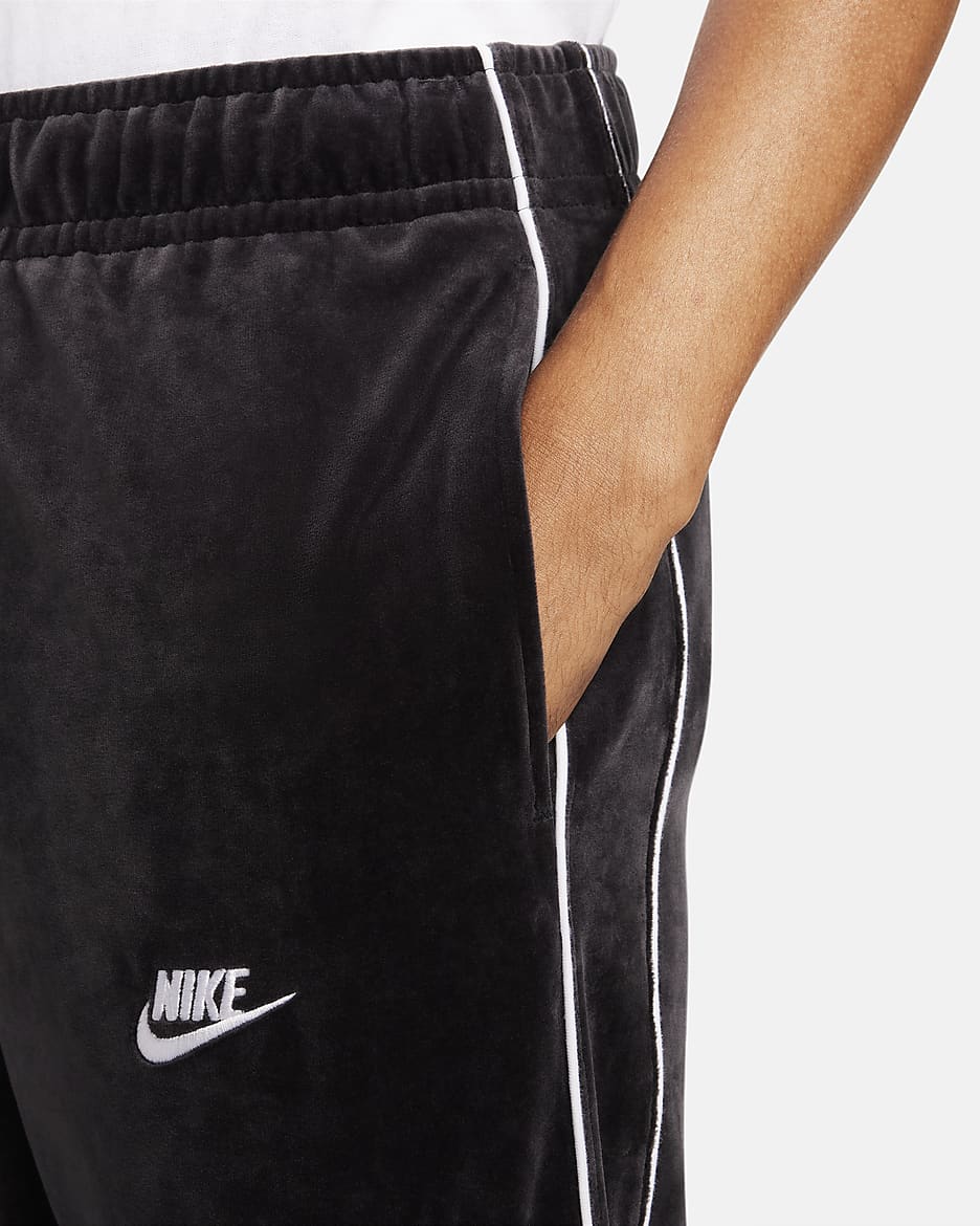 Nike Clearance Mens Nike Velvet Tracksuit Nike Black Velour