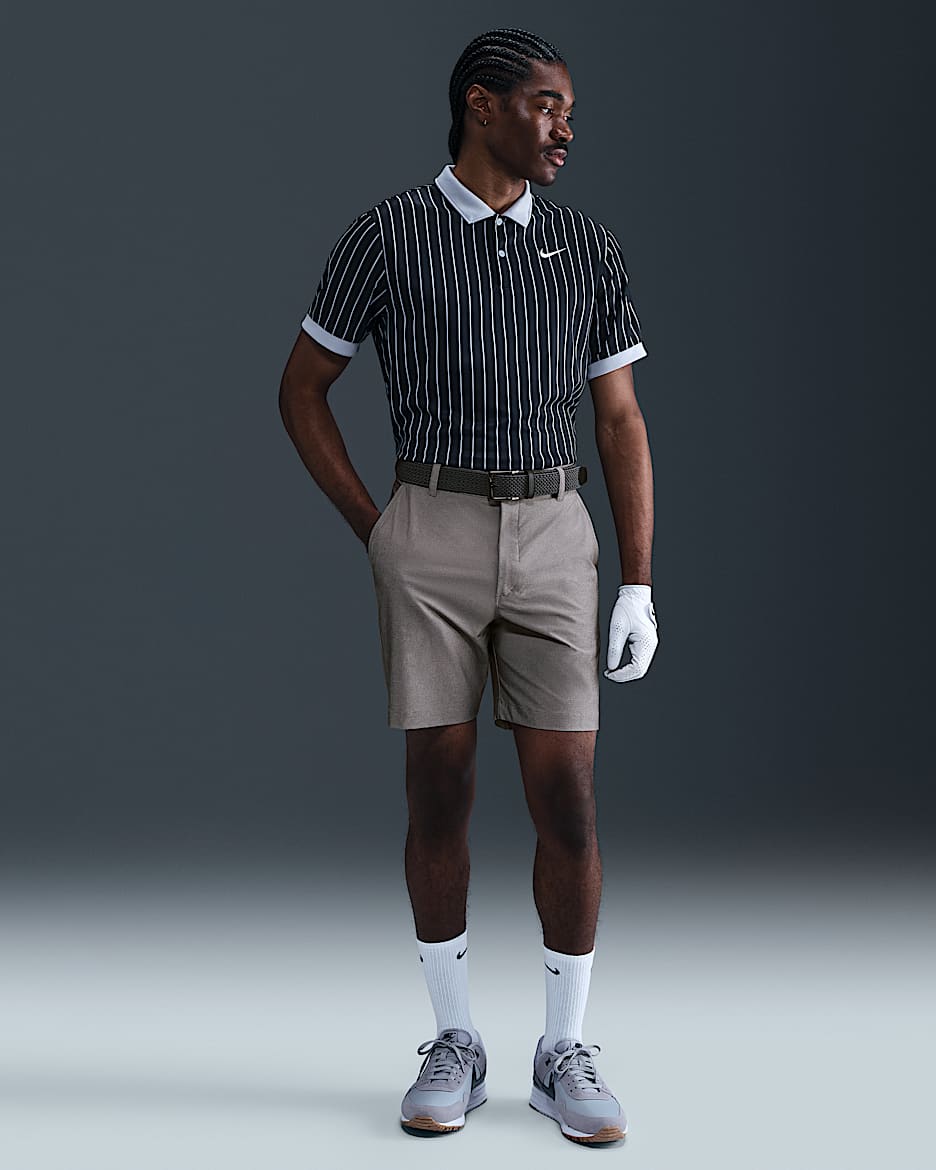 Nike Victory Men's Dri-FIT 7" Golf Shorts - Night Forest/Light Orewood Brown/Night Forest
