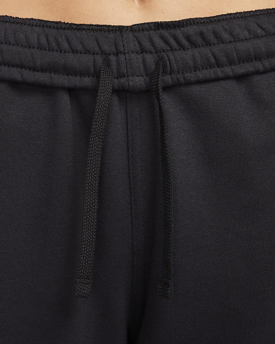 Nike Sportswear Women's Straight-Leg French Terry Trousers - Black