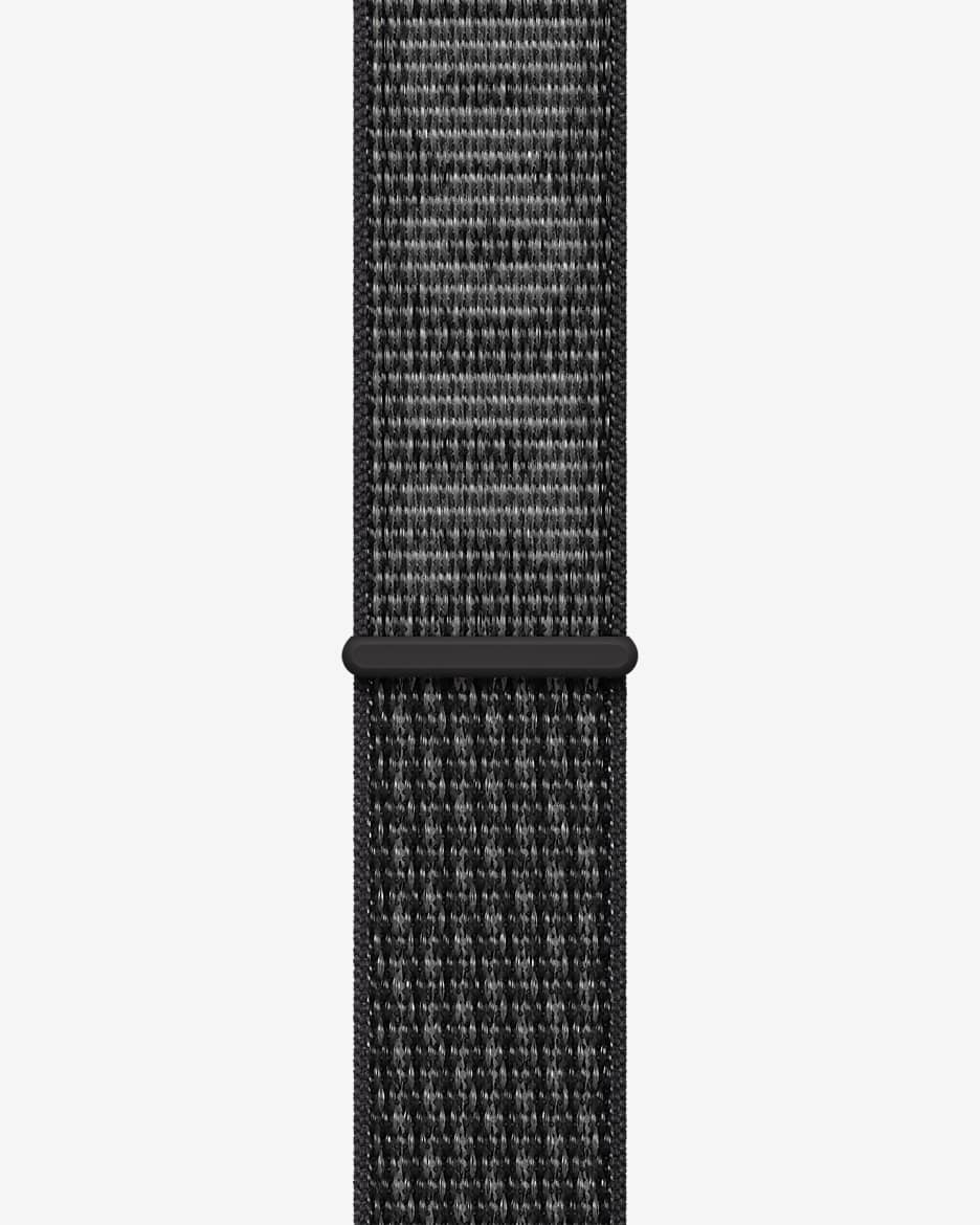 Correa loop deportiva Nike negro/blanco cumbre de 41 mm (regular) - Negro/Blanco cumbre