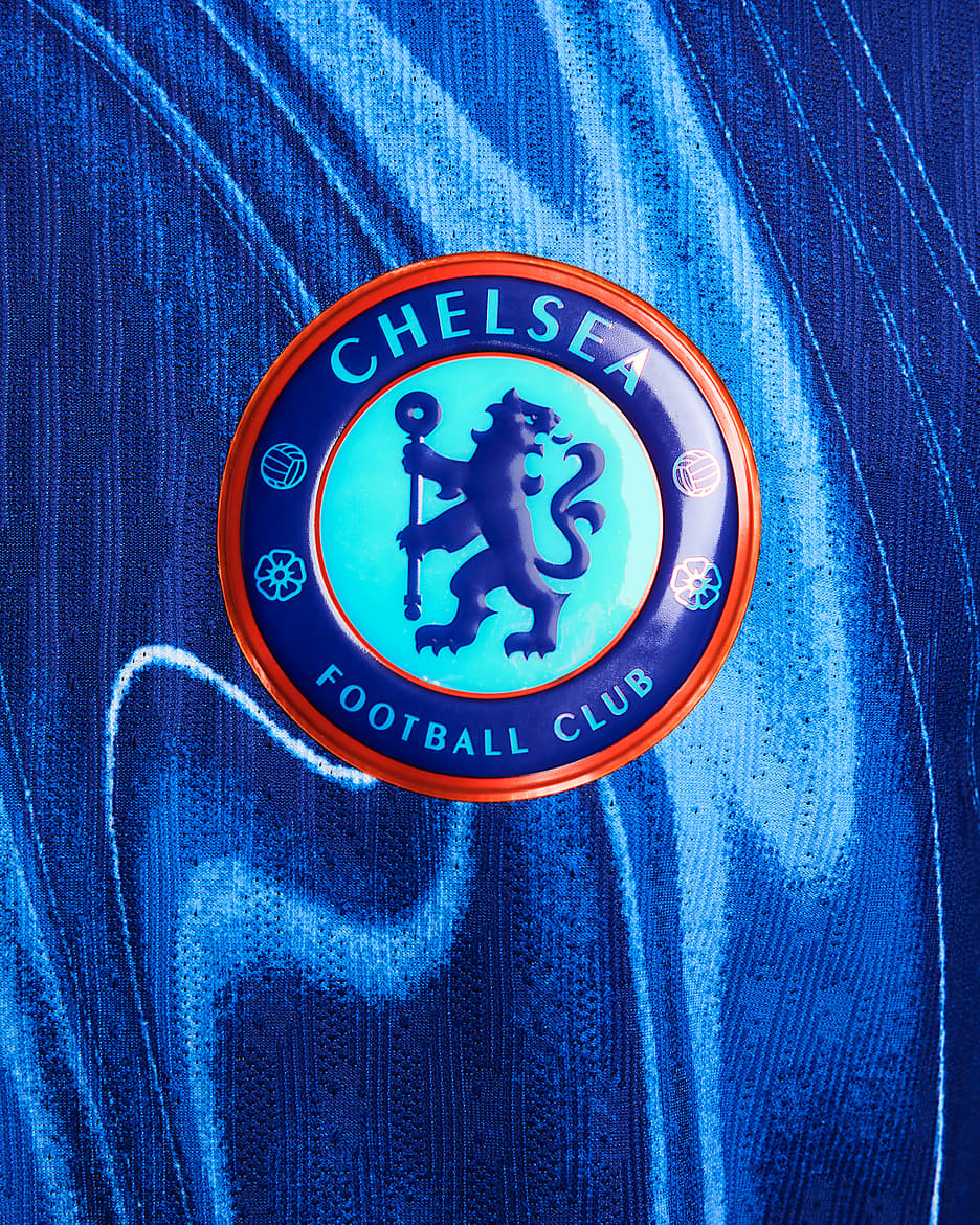 Maillot de foot authentique Nike Dri-FIT ADV Chelsea FC 2024/25 Match Domicile pour homme - Rush Blue/Team Orange/Blanc