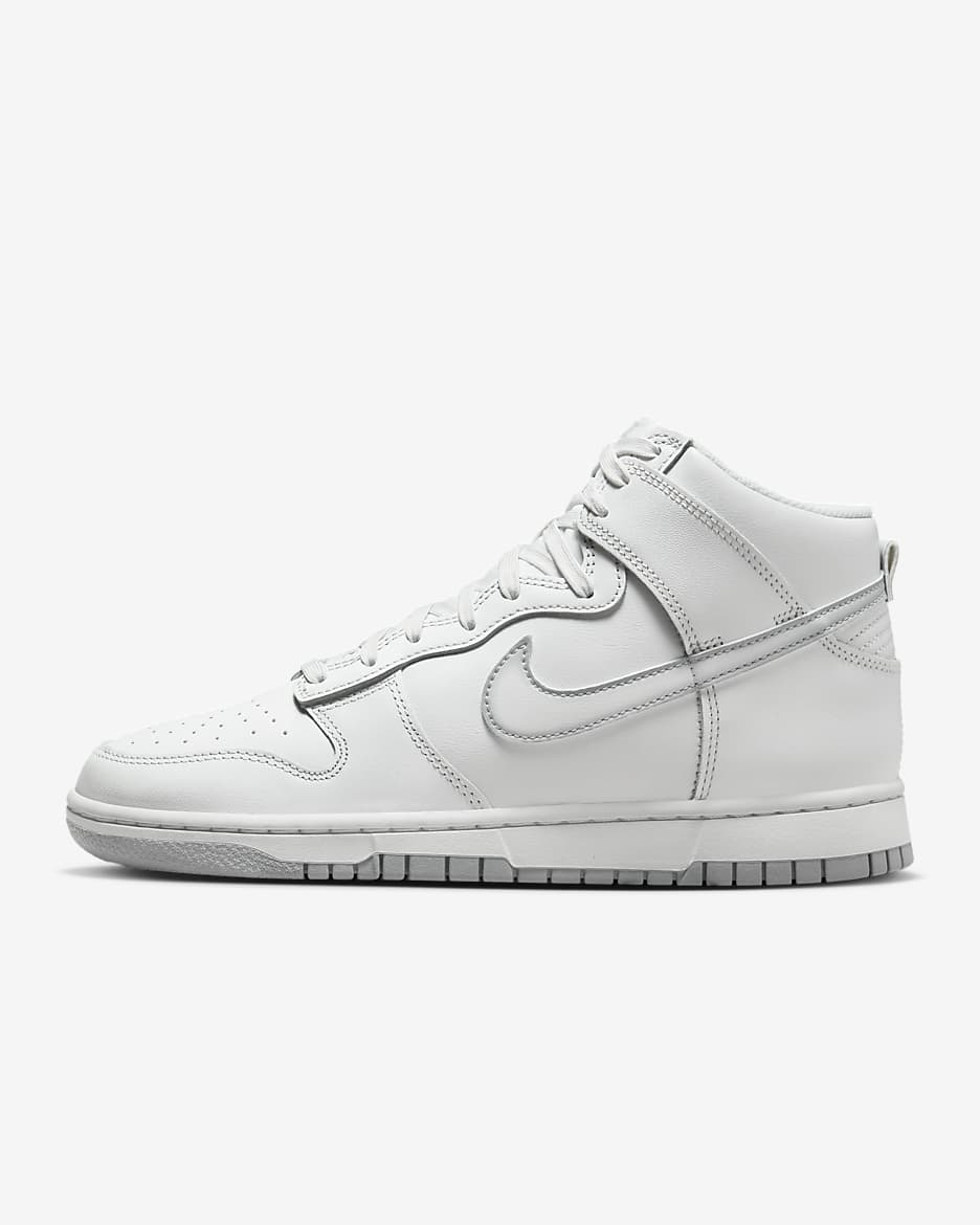 Nike Dunk 高筒 Retro 男鞋 - Summit White/Wolf Grey/Photon Dust/白色