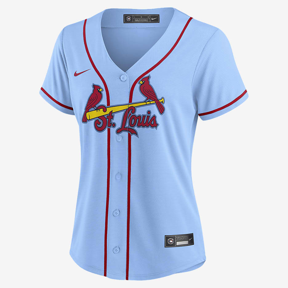 MLB St. Louis Cardinals Women's Replica Baseball Jersey - Cobalt Pulse