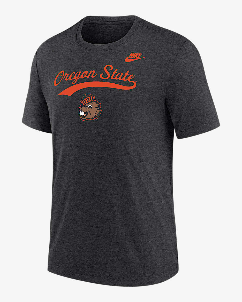 Playera universitaria Nike para hombre Oregon State - Negro