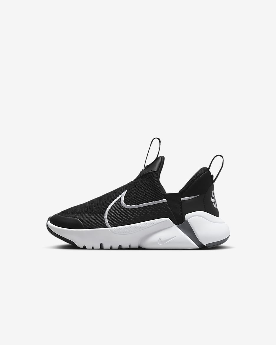 Nike Flex Plus 2 Younger Kids' Shoes - Black/Dark Grey/White