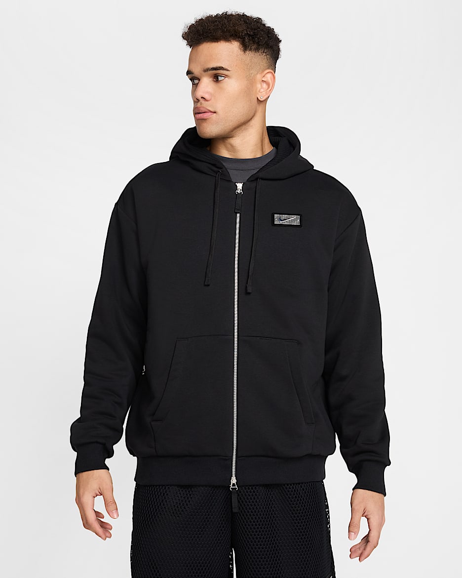 Devin Booker Men's Therma-FIT Full-Zip Hoodie - Black