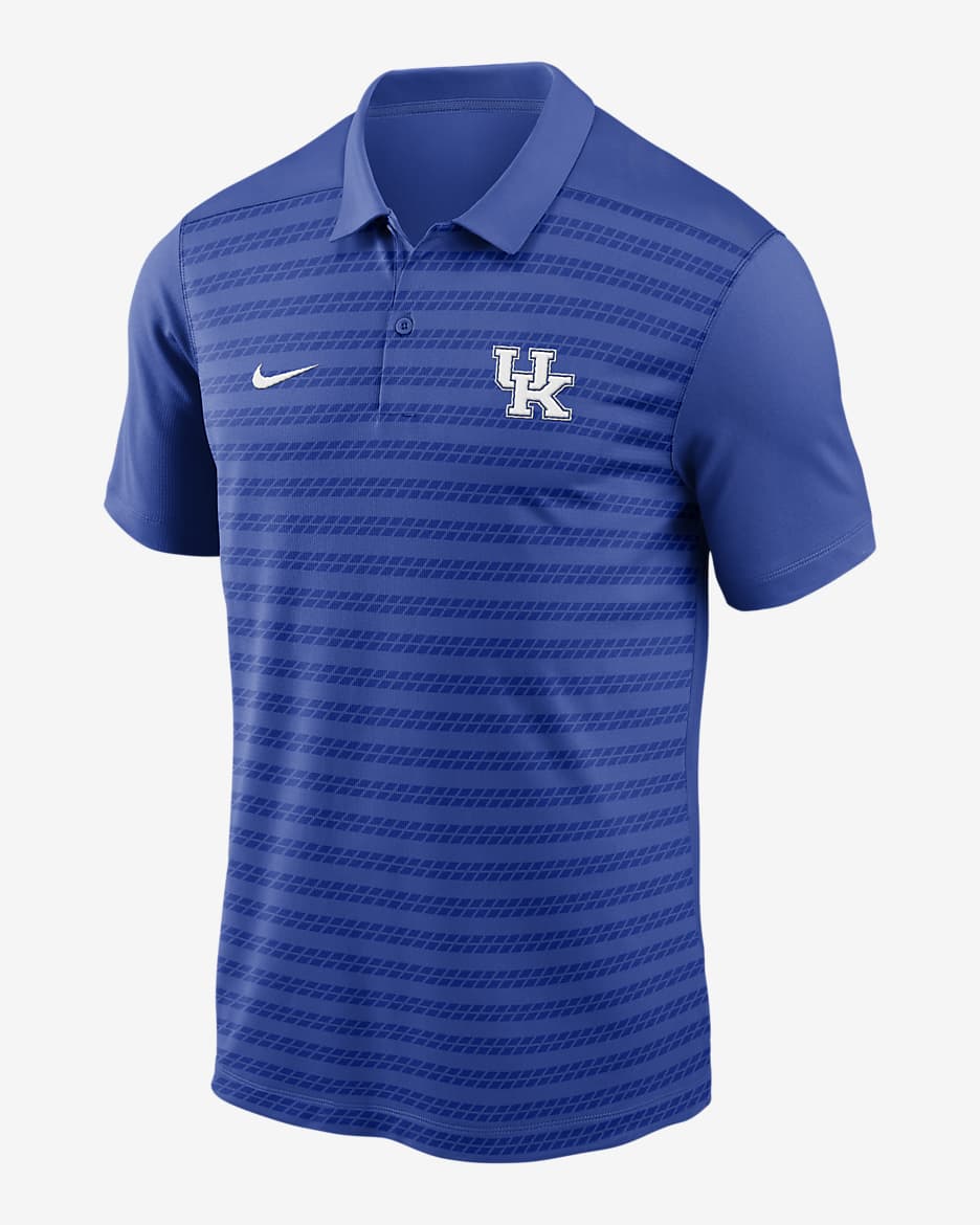 Kentucky Wildcats Sideline Victory Men's Nike Dri-FIT College Polo - Royal