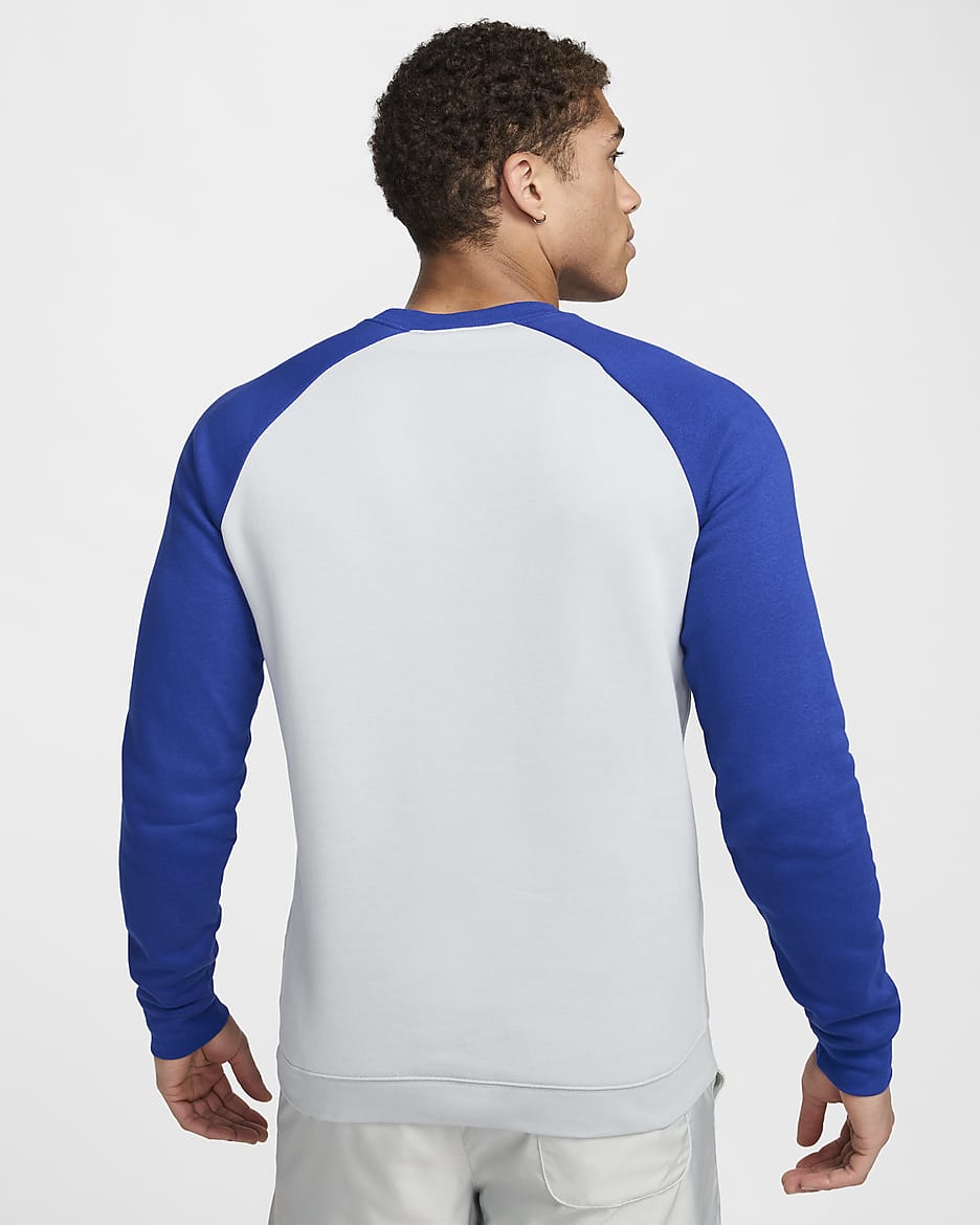 Nike Historic Raglan (NFL Seahawks) Men's Sweatshirt - Field Silver/Old Royal/Old Royal