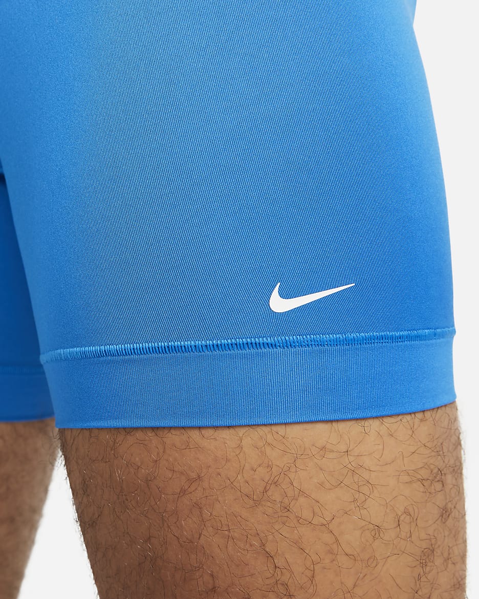 Ropa interior para hombre Nike Dri-FIT Essential Micro (paquete de 3) - Azul