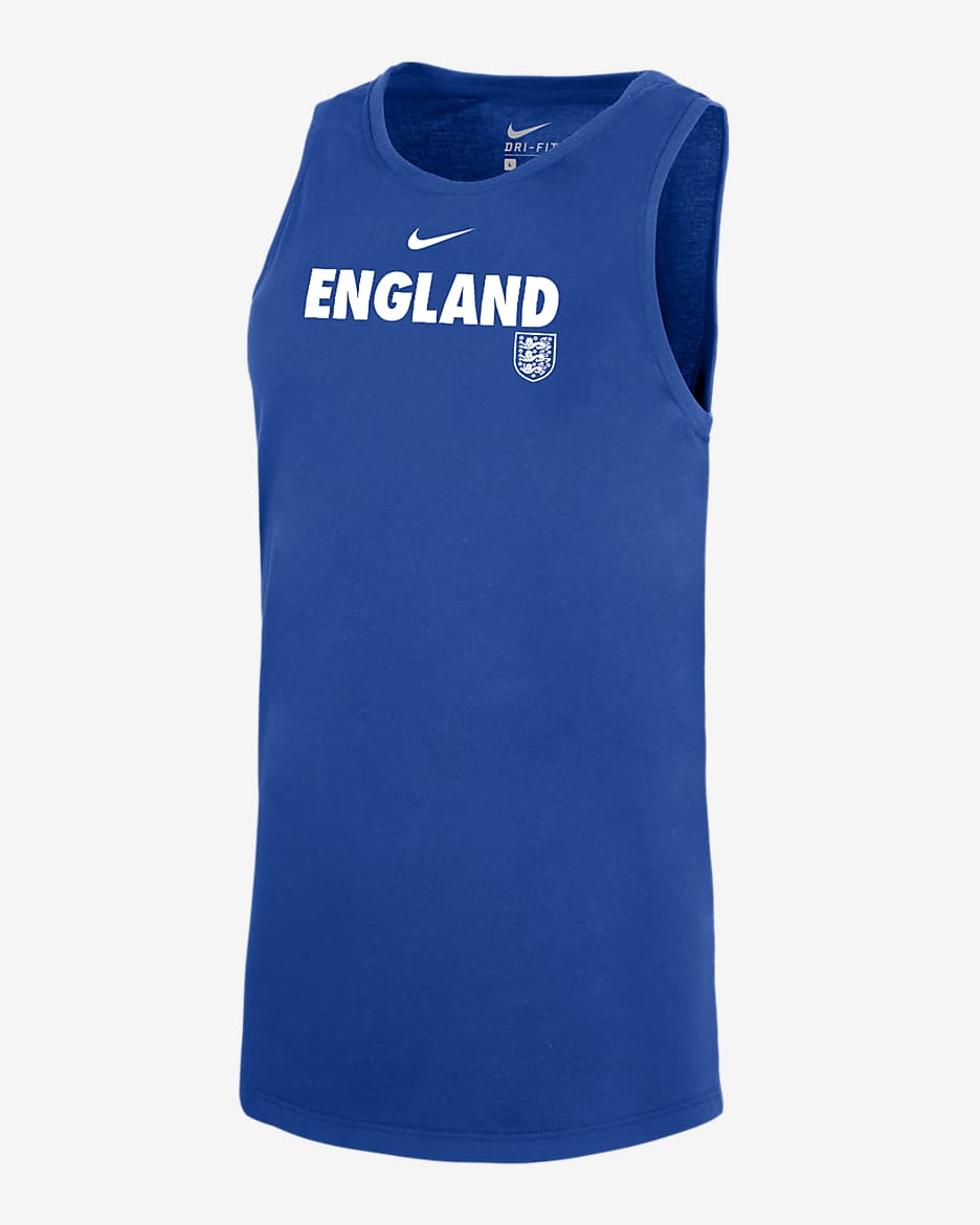 England Women's Nike Dri-FIT Soccer Tank Top - Game Royal