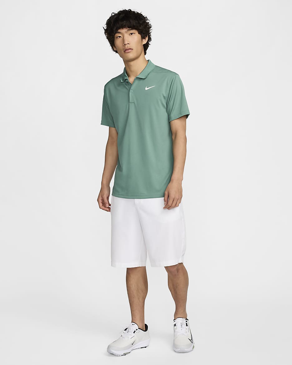 Nike Dri-FIT Victory Men's Golf Polo - Bicoastal/White