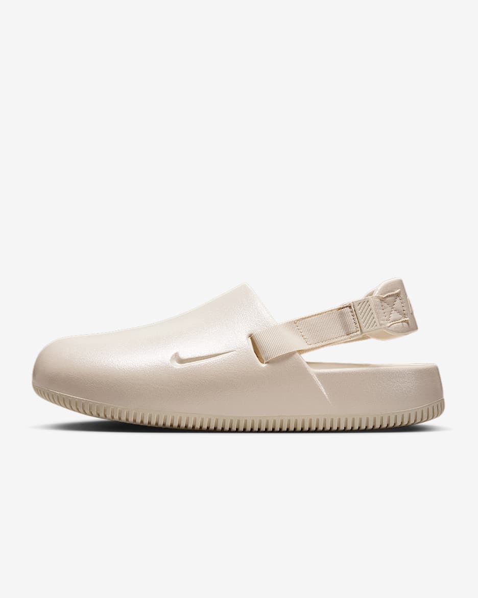 Nike Calm Pearlized Women's Mules - Light Orewood Brown/Light Orewood Brown/Light Orewood Brown