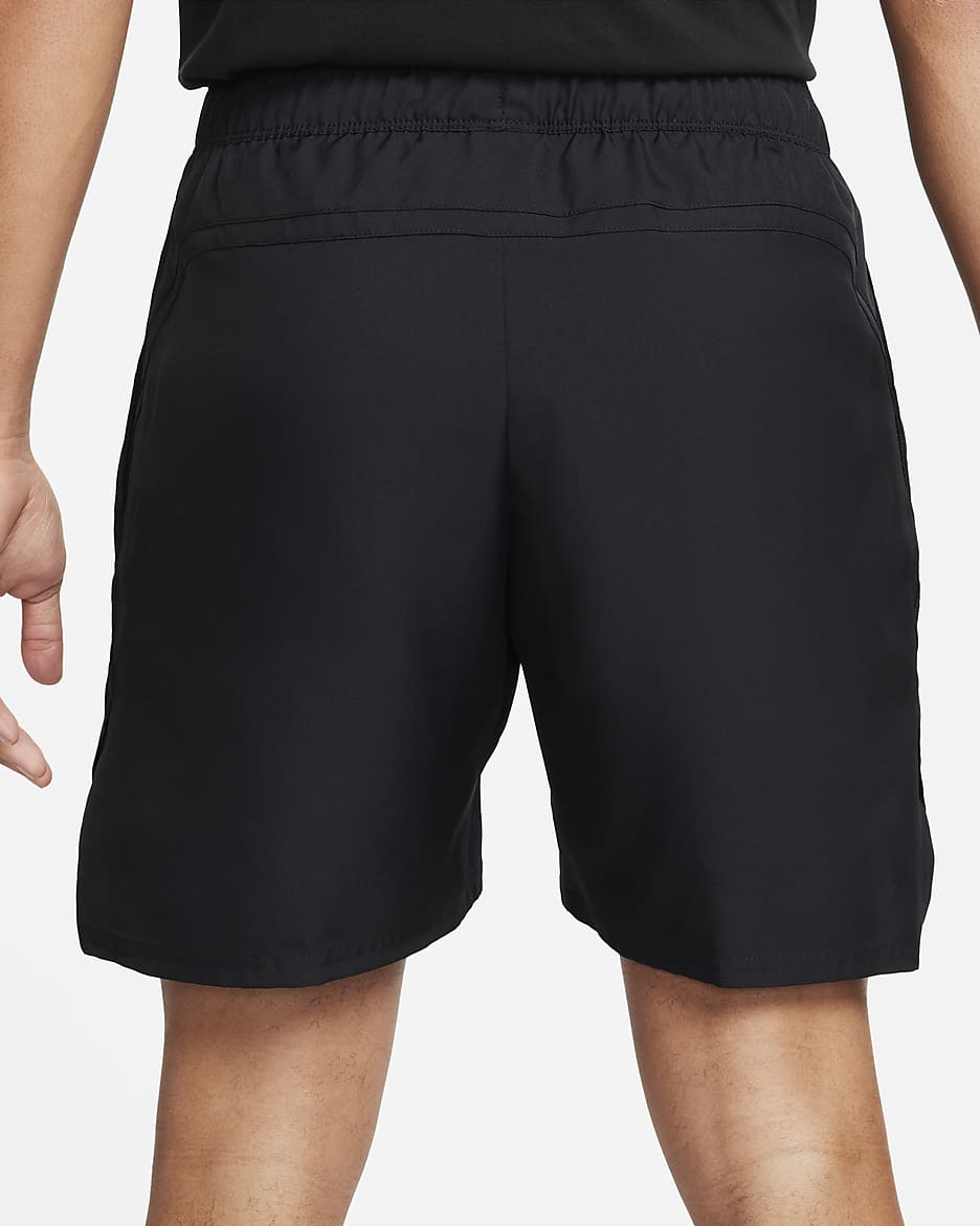 NikeCourt Victory Men's Dri-FIT 18cm (approx.) Tennis Shorts - Black/White