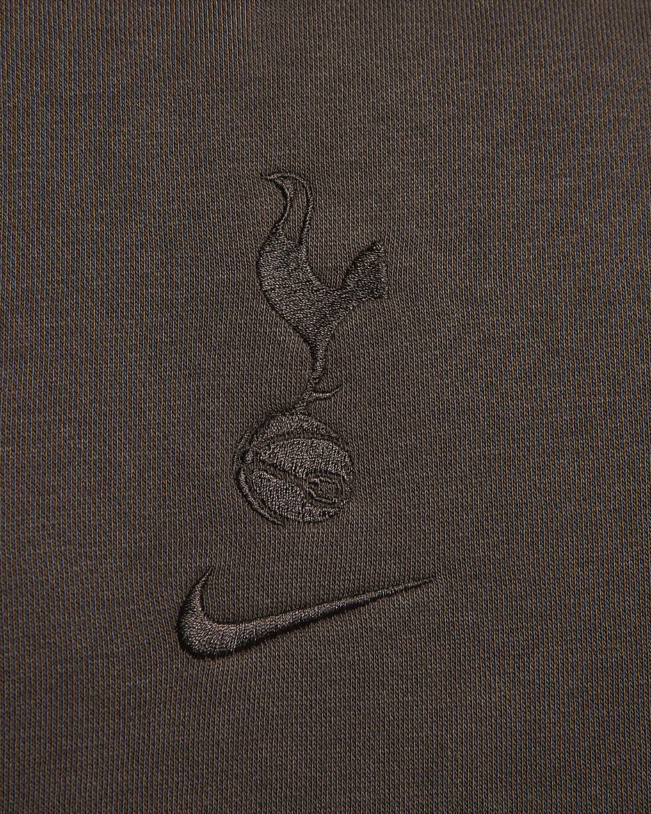 Tottenham Hotspur Club Third Men's Nike Soccer Fleece Pullover Hoodie - Dark Chocolate/Dark Chocolate