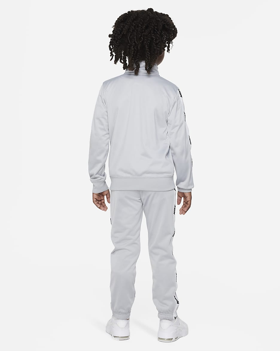 Nike Sportswear Tricot Set Little Kids' Tracksuit - Light Smoke Grey/White
