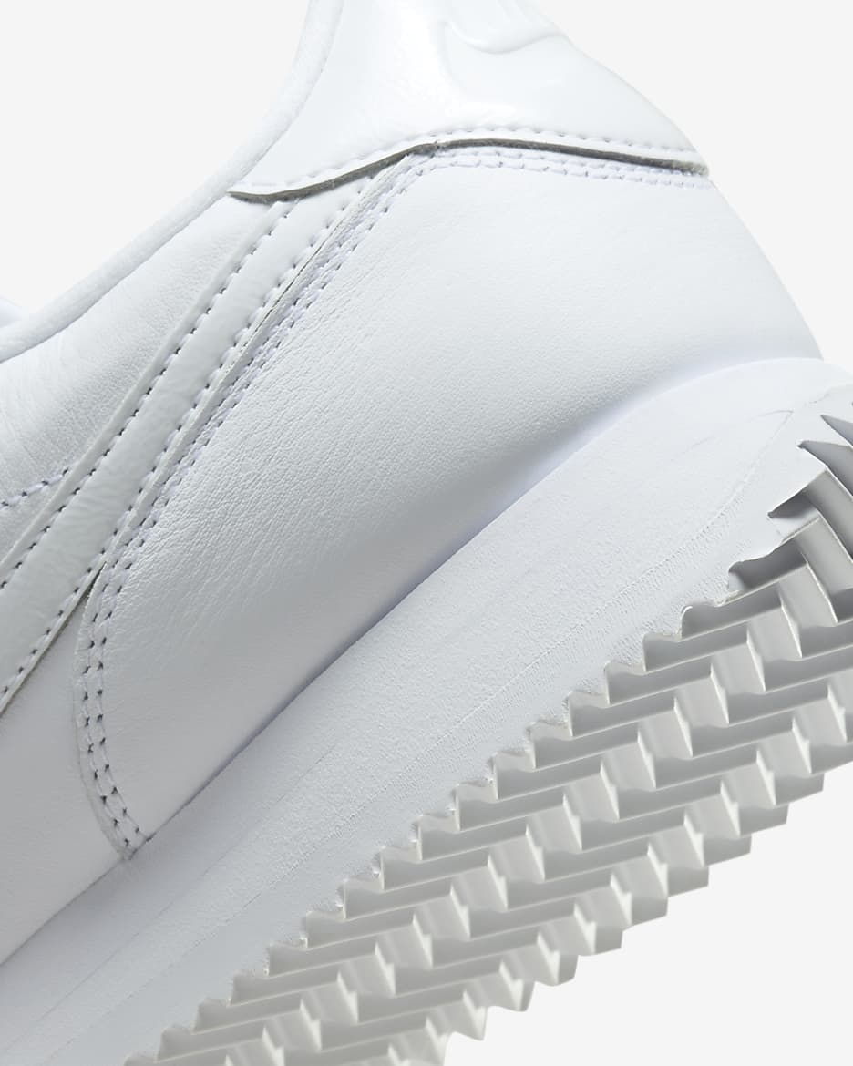 Nike Cortez 23 Premium Leather Shoes - White/White