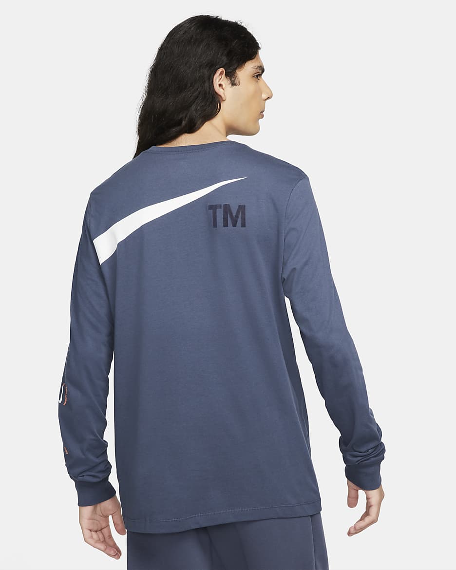 Nike Sportswear Men's Long-Sleeve T-Shirt - Thunder Blue