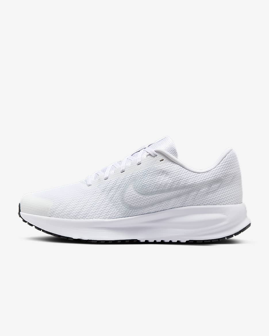 Nike Run Defy hardloopschoenen voor heren (straat) - Wit/Zwart/Pure Platinum