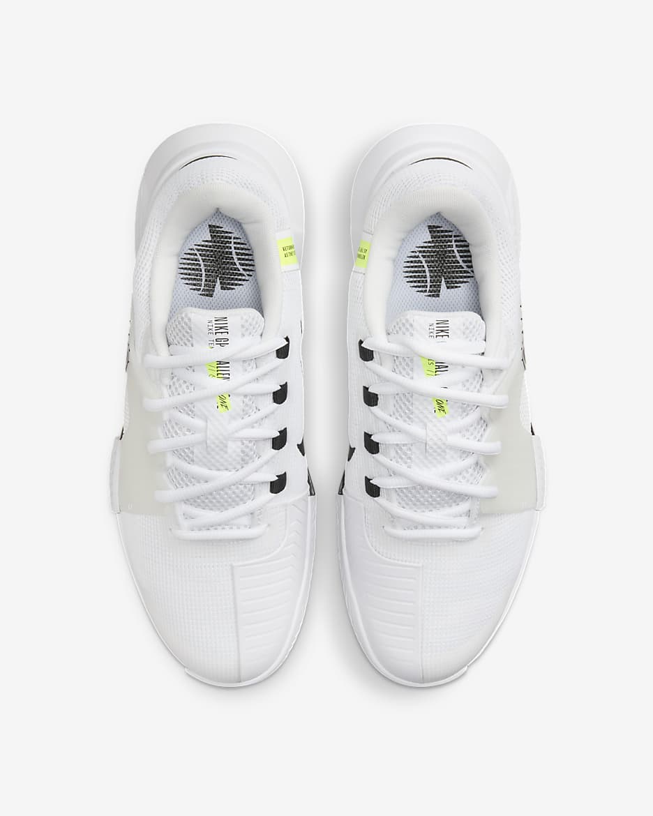 Nike Zoom GP Challenge 1 Women's Hard Court Tennis Shoes - White/White/Black