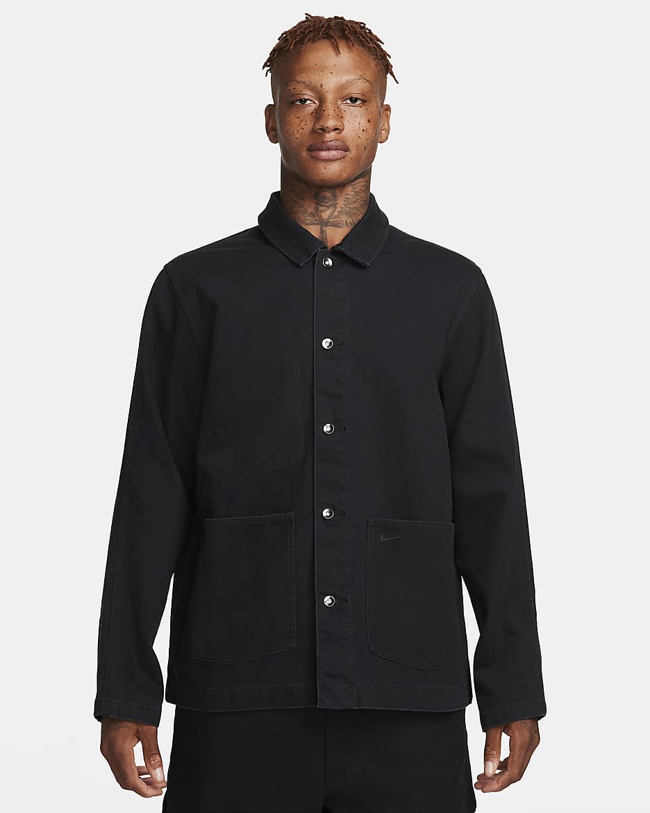 Manteau workwear Nike Life pour homme - Noir/Noir