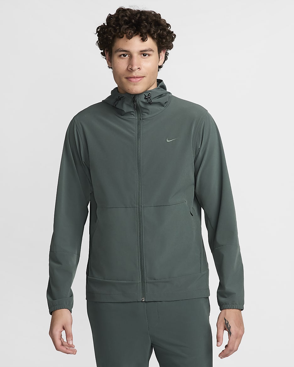 Nike Repel Unlimited Men's Water-Repellent Hooded Versatile Jacket - Vintage Green/Black/Vintage Green