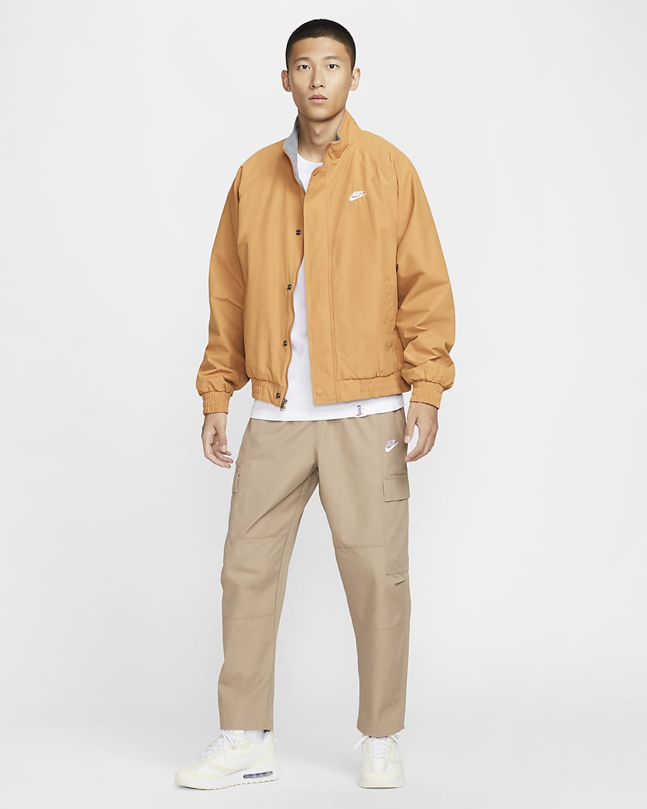 Nike Club Futura Men's Jacket - Flax/White