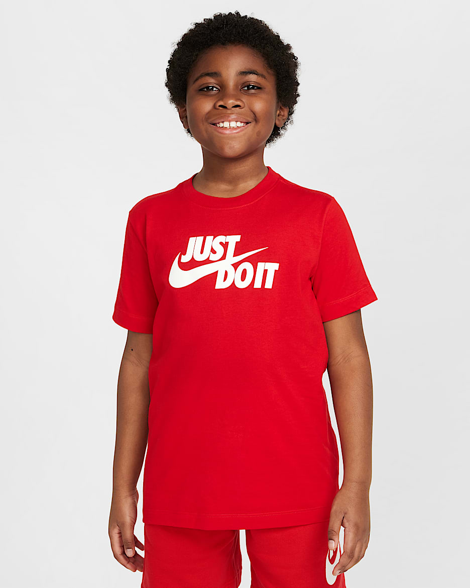 Nike Sportswear Big Kids' T-Shirt - University Red