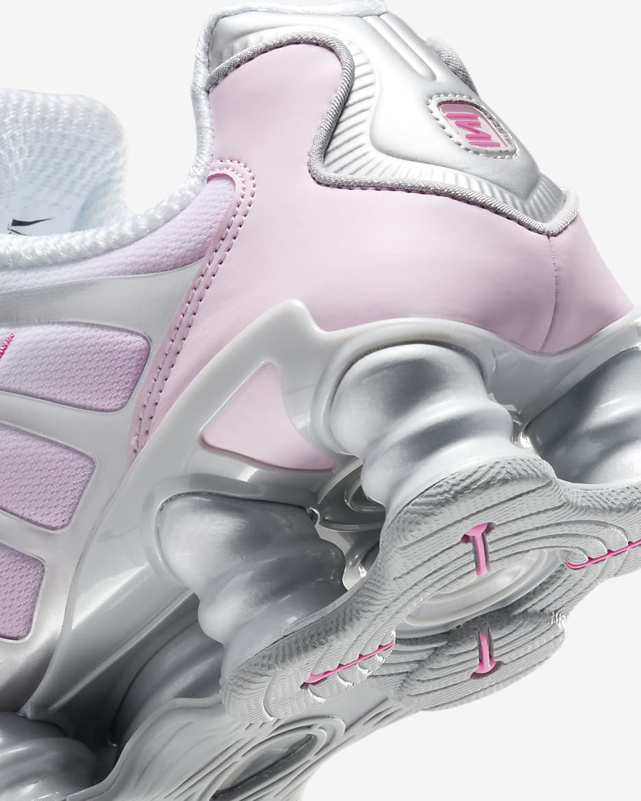 Nike Shox TL Women's Shoes - Metallic Platinum/Pink Foam/White/Pinksicle