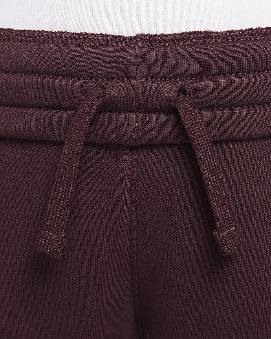 Nike Sportswear Club Fleece Older Kids' Joggers - Burgundy Crush/White