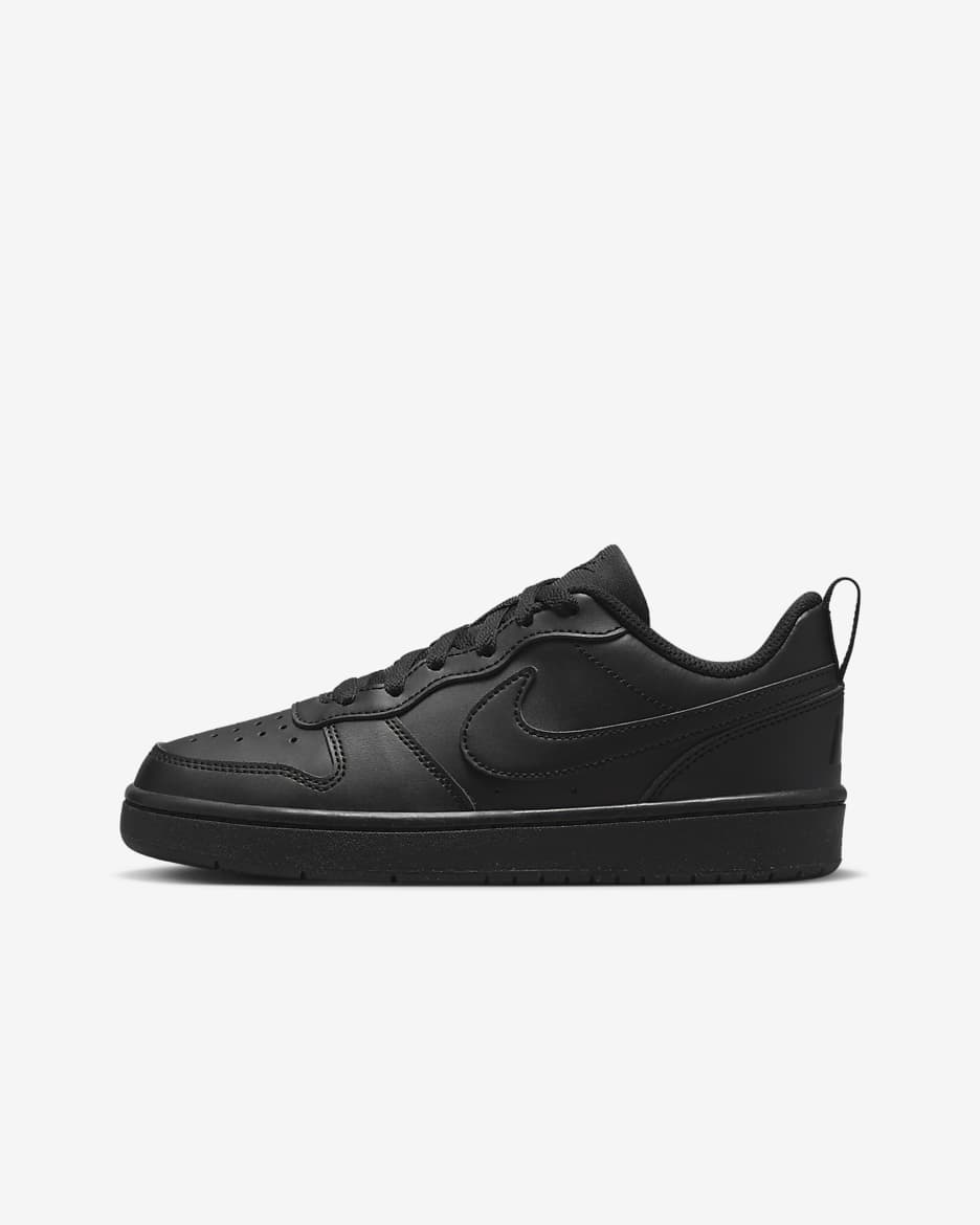 Nike Court Borough Low Recraft kinderschoenen - Zwart/Zwart/Zwart