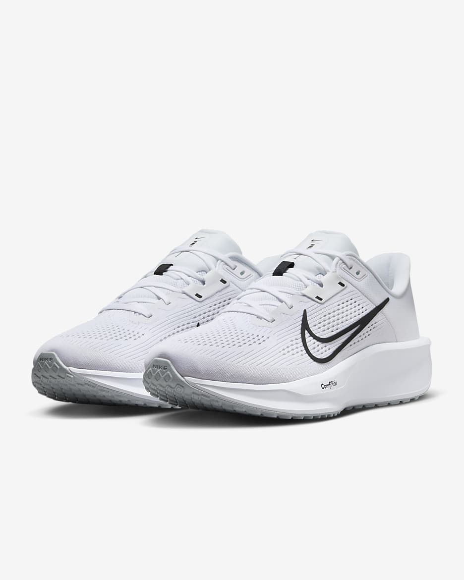 Tenis de correr en carretera para hombre Nike Quest 6 - Blanco/Platino puro/Negro