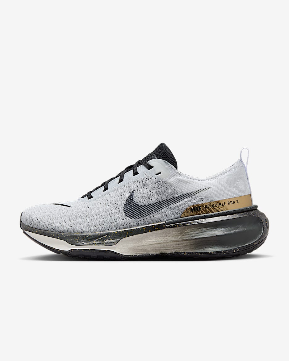 Nike Invincible 3 Men's Road Running Shoes - White/Dark Smoke Grey/Light Smoke Grey/Black