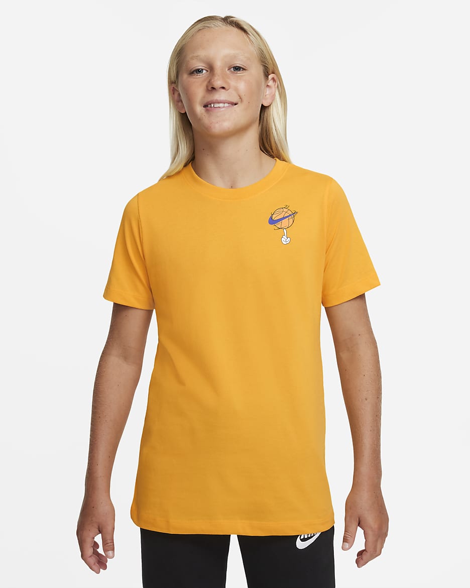 Nike Dri-FIT x Space Jam: A New Legacy Older Kids' Training T-Shirt - University Gold