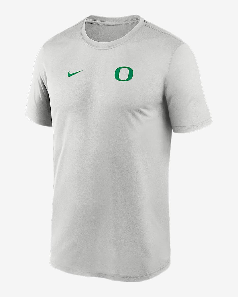 Oregon Sideline Legend Small Logo Men's Nike Dri-FIT College T-Shirt - Grey