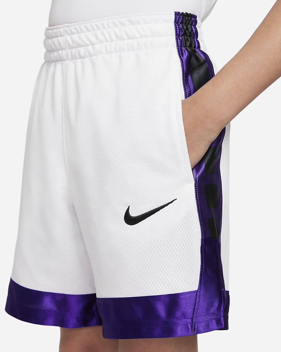 purple nike elite shorts