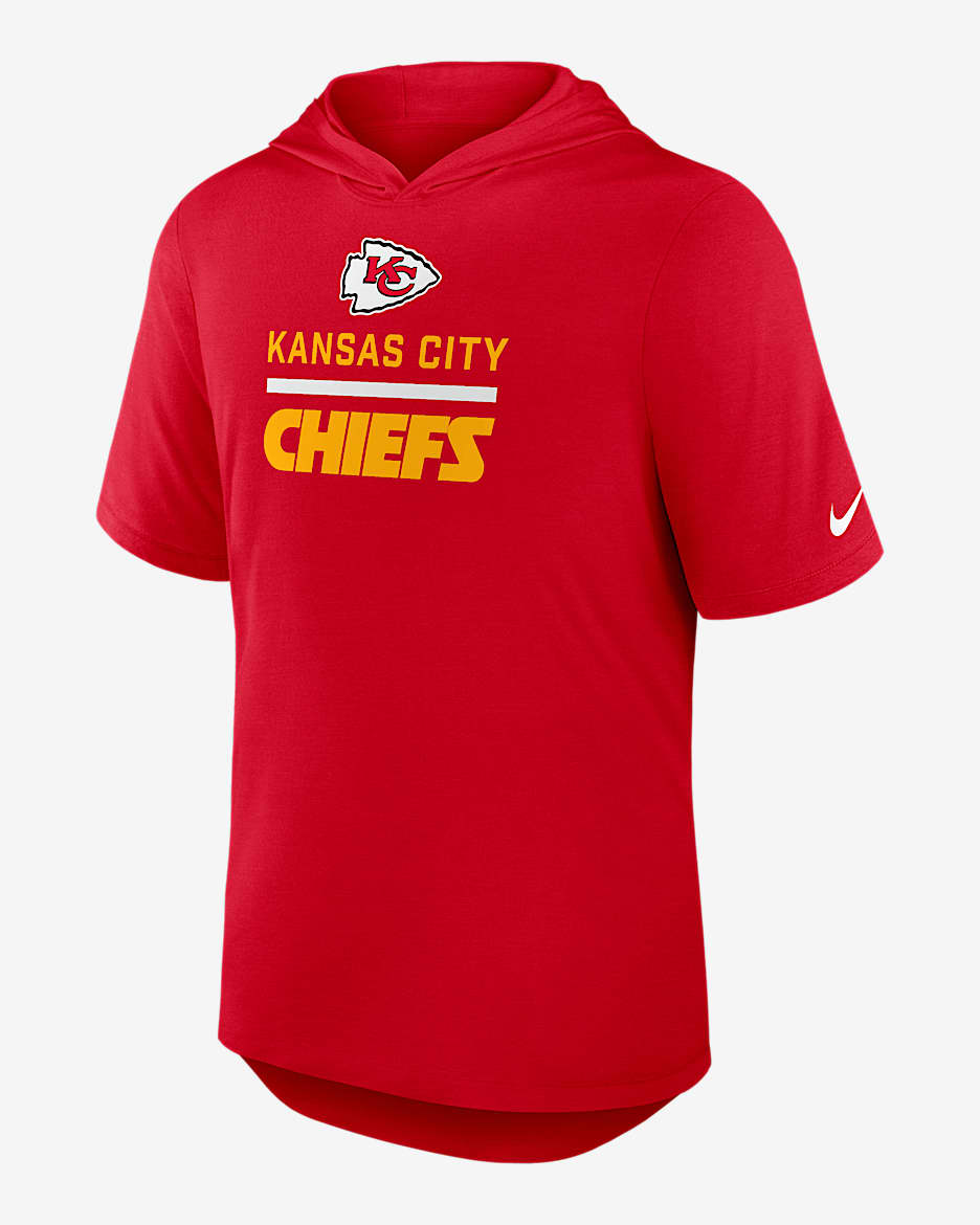Kansas City Chiefs Men's Nike Dri-FIT NFL Hooded T-Shirt - Red