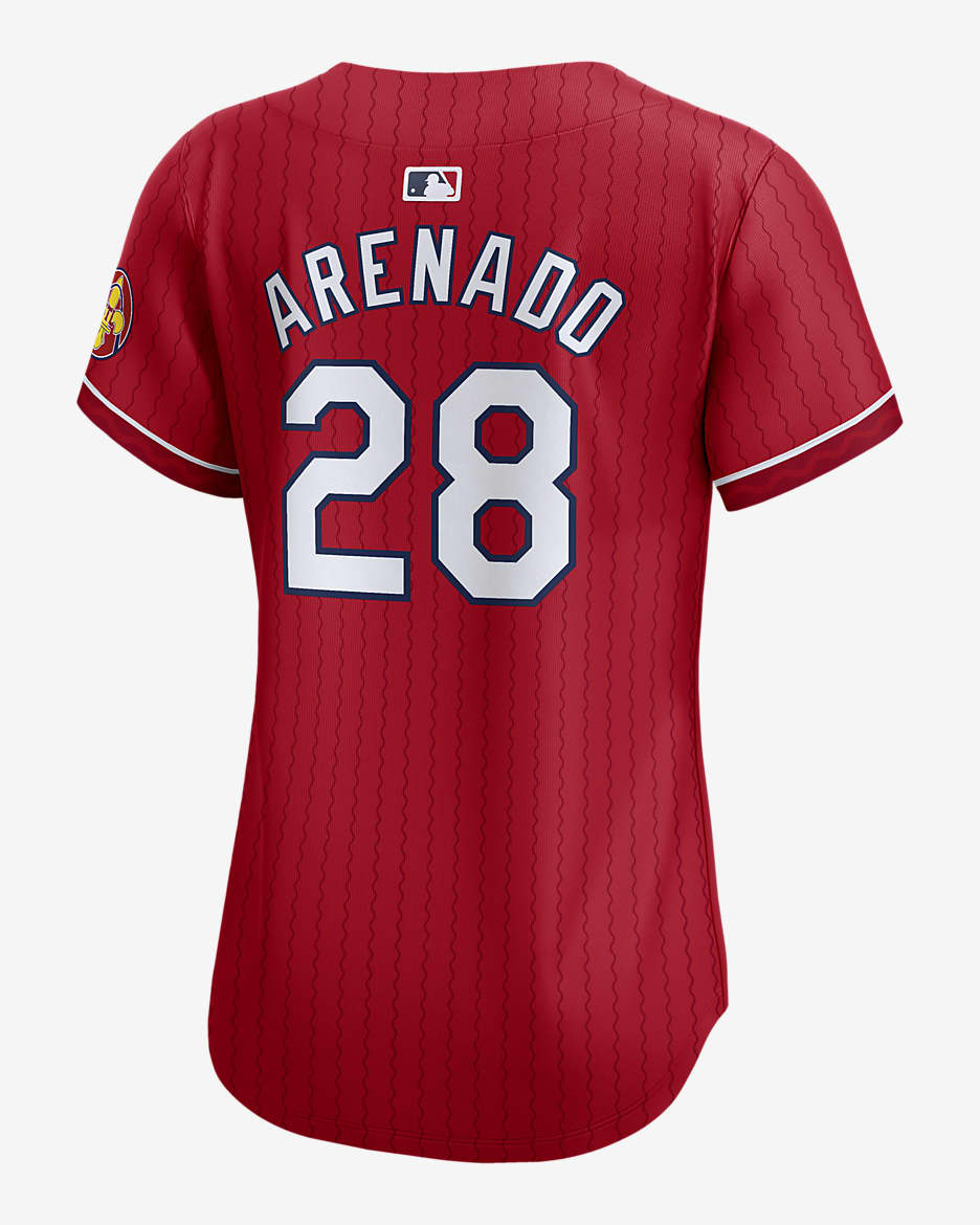 Jersey Nike DriFIT ADV de la MLB Limited para mujer Nolan Arenado St