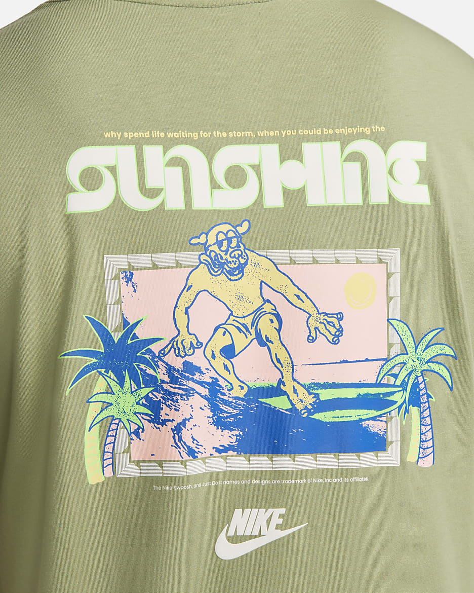 Nike Sportswear Men's T-Shirt - Oil Green