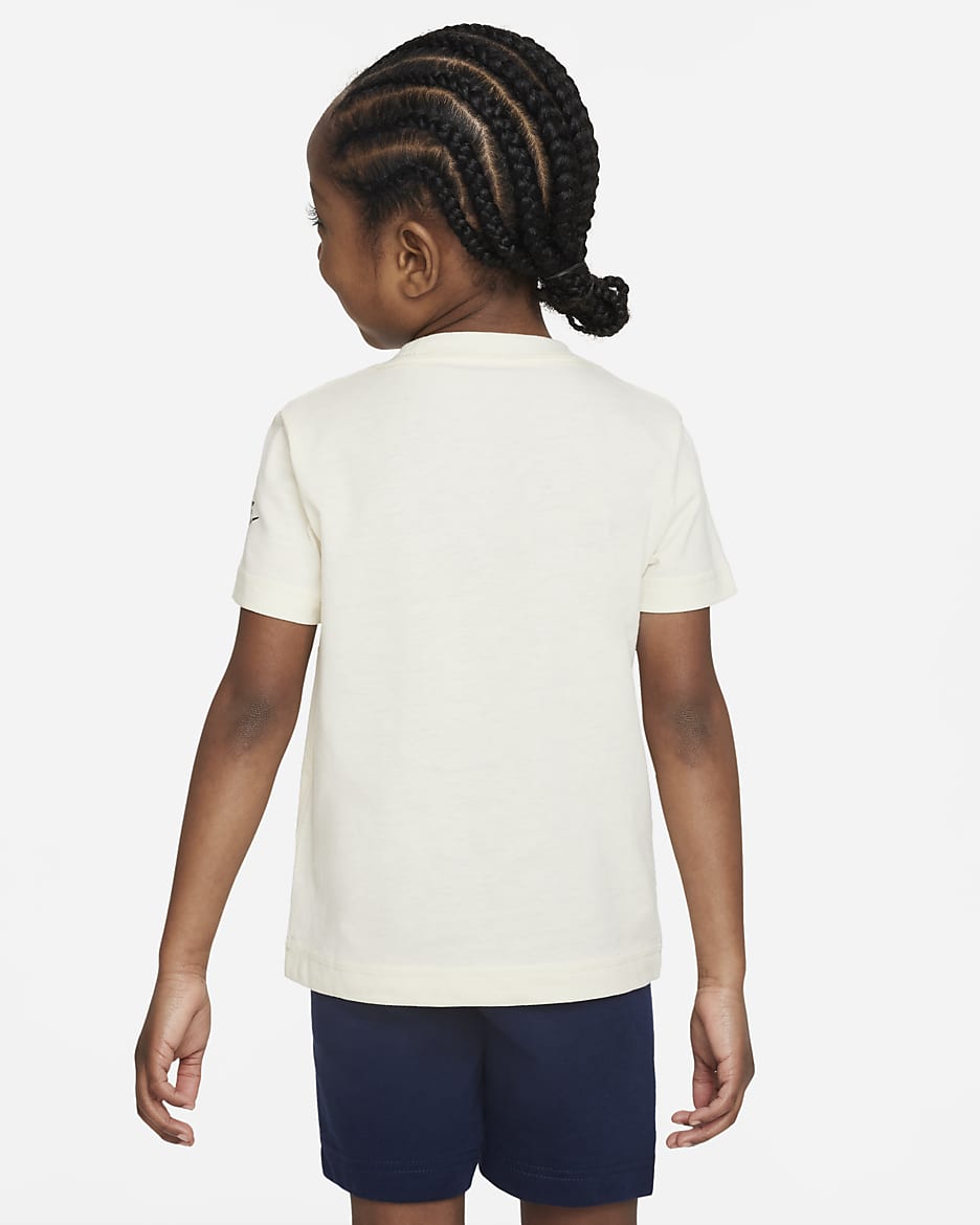 Nike Boxy Bumper Cars Tee Toddler T-Shirt - Coconut Milk